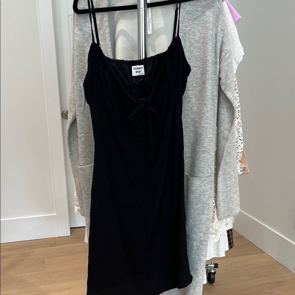 Aritzia Black Mini Dress